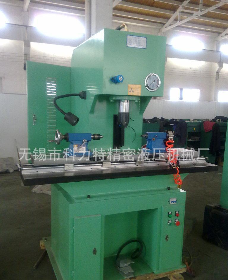 雙頂針液壓矯直機 小型軸類自動校直機 金屬成型設備三輥輪矯直圖片_高清圖_細節圖-無錫市科力特精密液壓機械廠